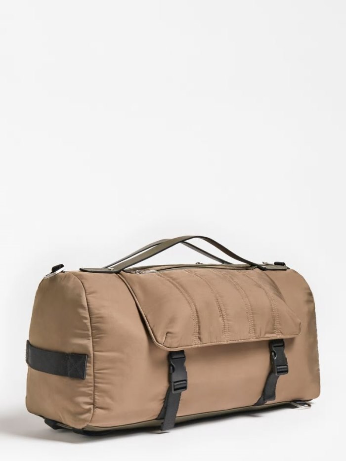 Weekender Bag Guess Certosa Nylon Weekender Bag Hombre Grises | SE-174798